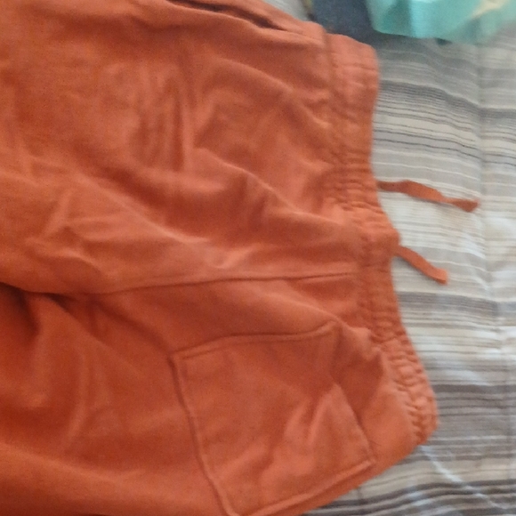 Rust Orange Sweatpants - Cozy Casual Joggers - Picture 3 of 5